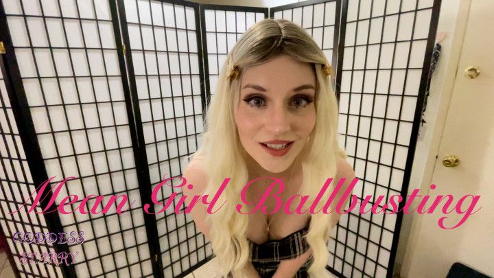 Mean Girl Ballbusting