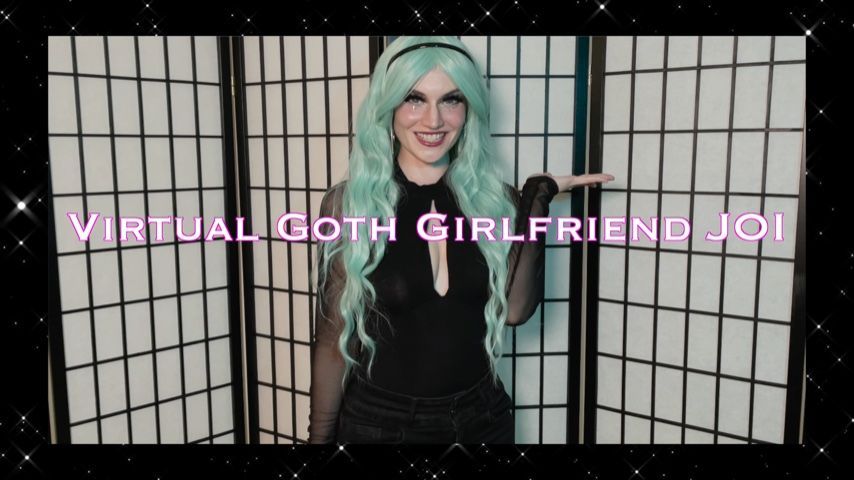 Virtual Goth Girlfriend JOI