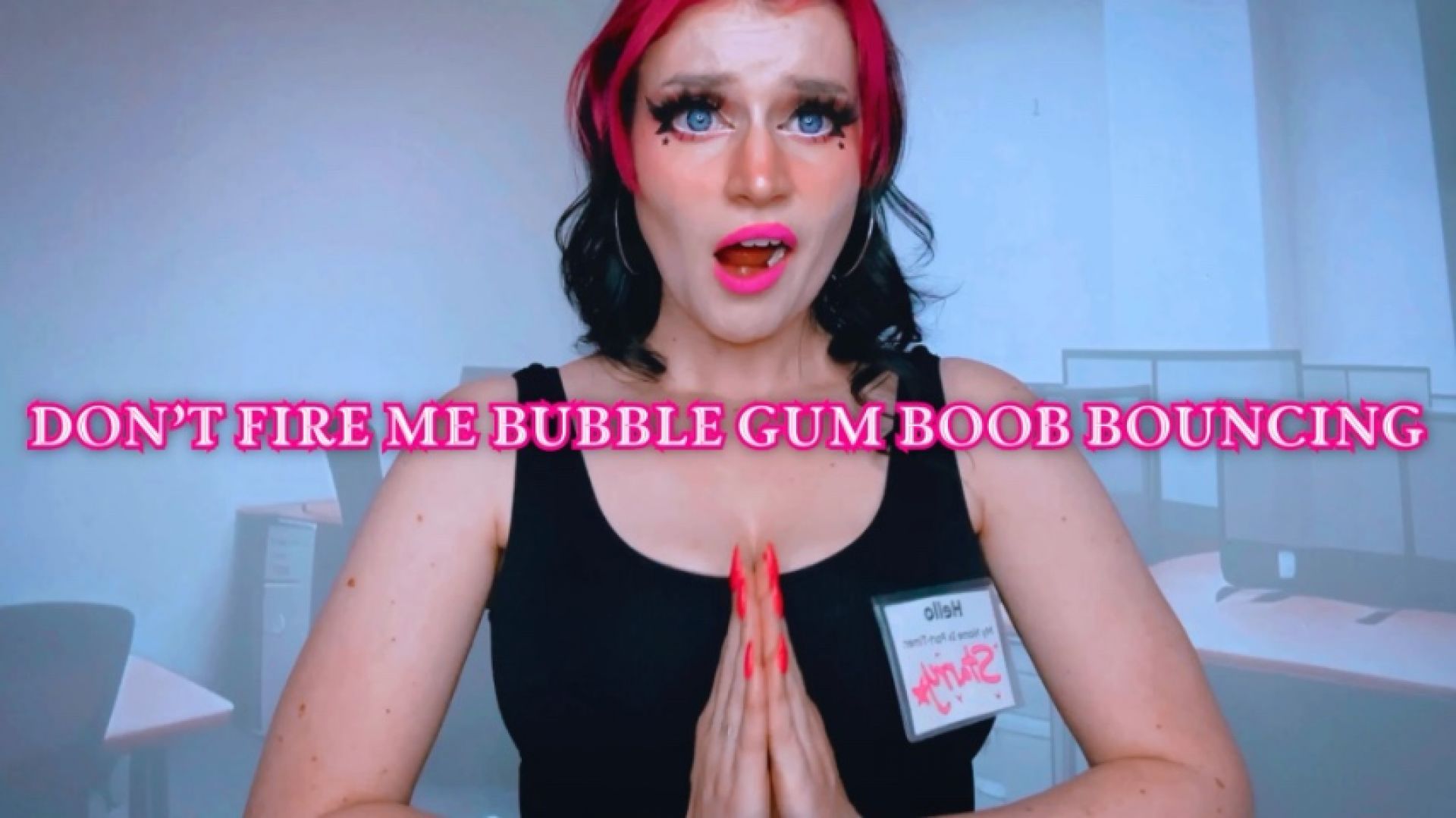 Dont Fire Me Bubble Gum Boob Bouncing