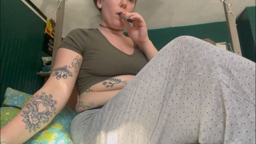 Cum and smoke