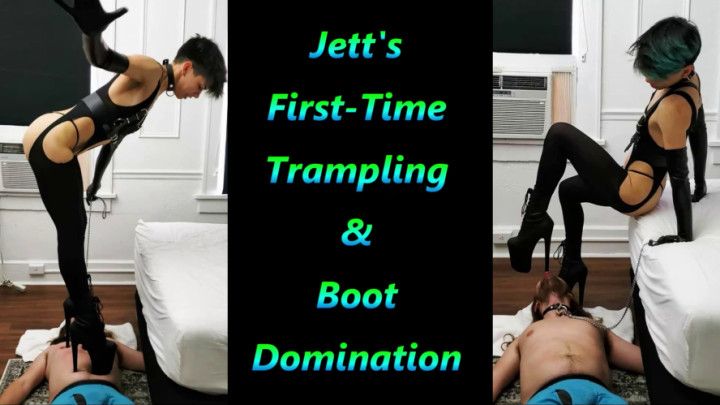 Jett's First Time Trampling and Boot Dom