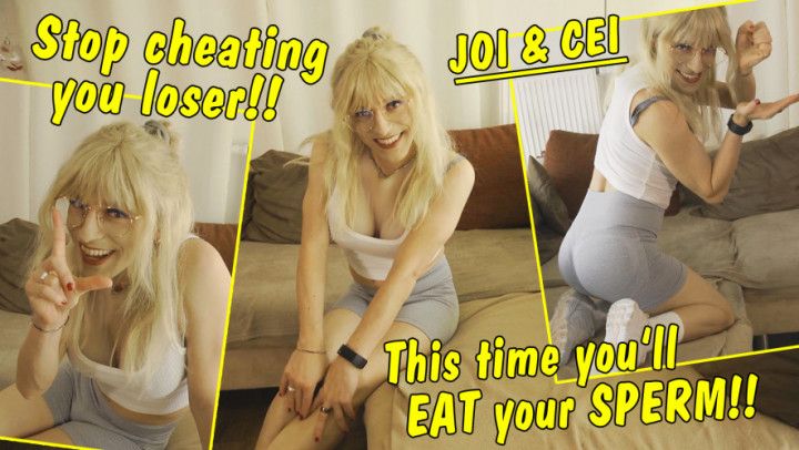 JOI &amp; CEI for Losers! No cheating! You'll eat it! GERMAN