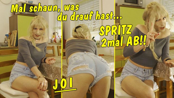 Challenge for Wankers! You have to cum twice! JOI German