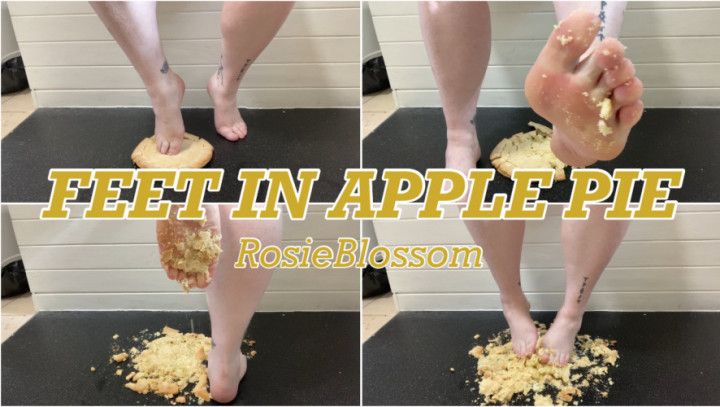 Barefoot Apple Pie Crush &amp; Splosh | ASMR