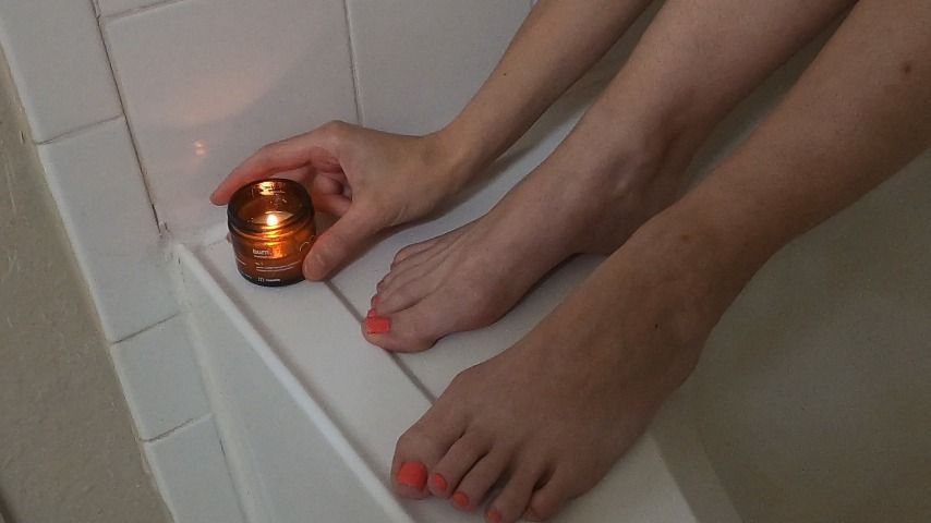 Massage Oil Candle Foot Rub