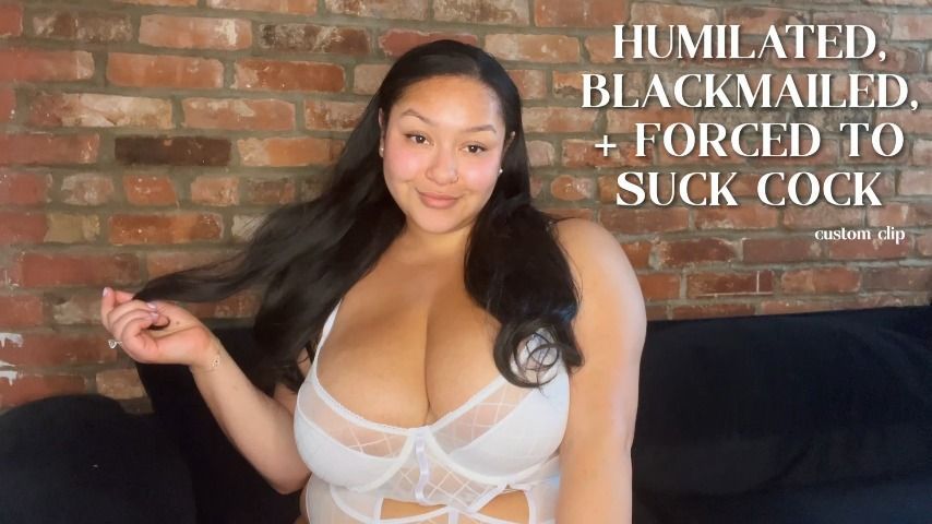 Humiliated + Made to Suck Cock