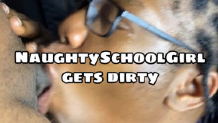 Naughty School Girl Gets Dirty