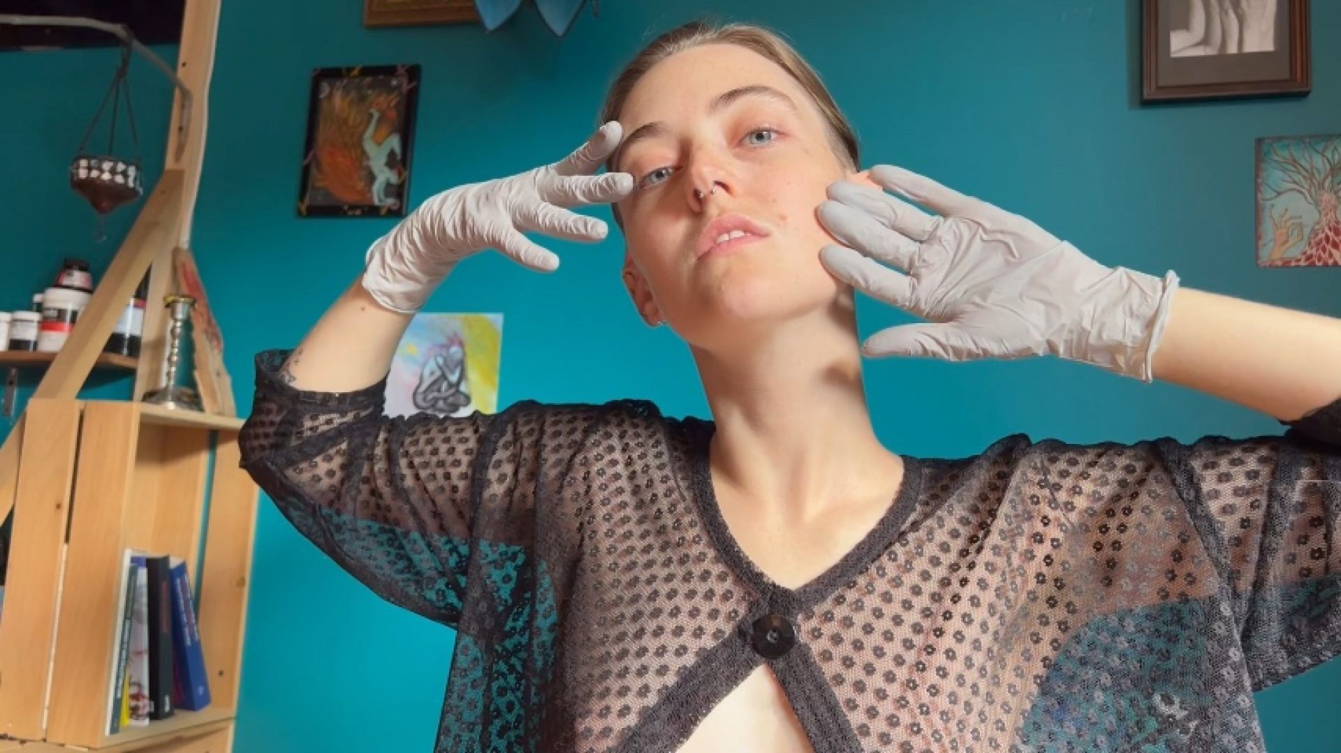 Med glove ASMR + dirty talk