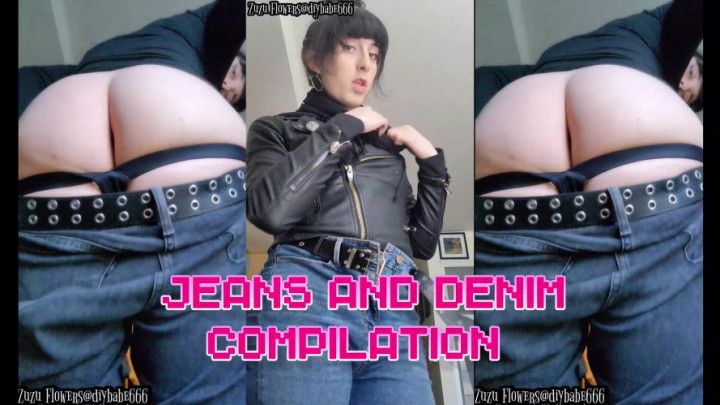 JEANS &amp; DENIM FETISH COMPILATION + what's hiding underneath