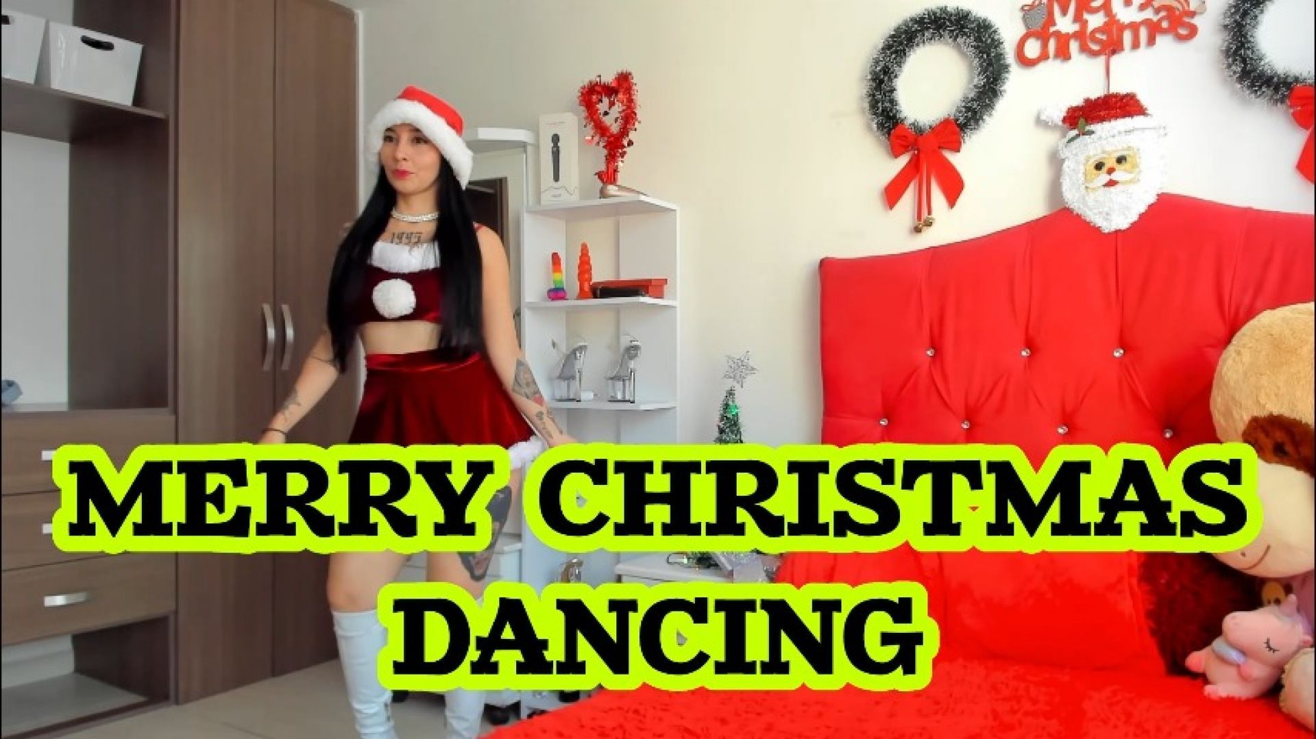 Merry Christmas Surprise Striptease