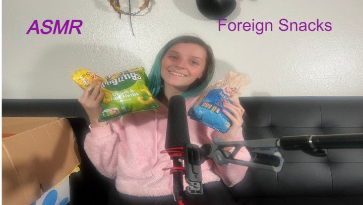 ASMR Adventure: Trying Foreign Snacks for the First Time