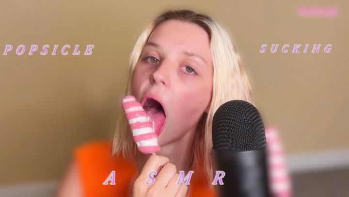 ASMR-Popsicle Sucking 2