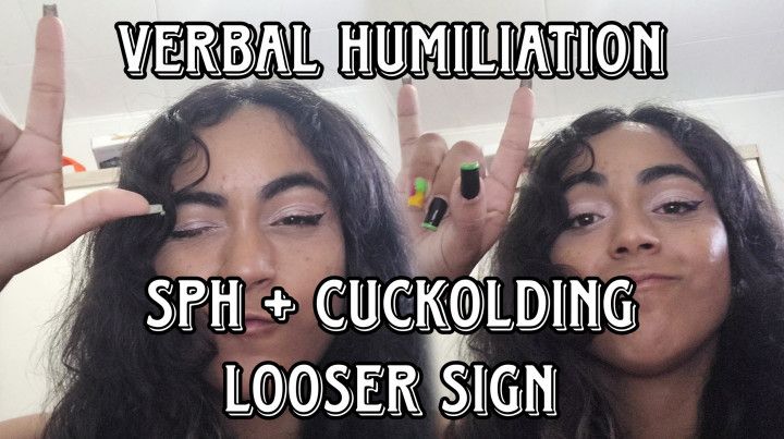 YOU ARE A CUCK! looser and cuckolding verbal humiliation