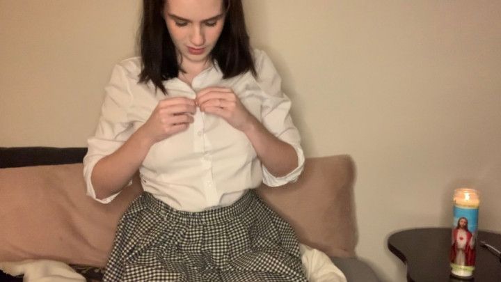 Religious School Girl Confesses Her Sins