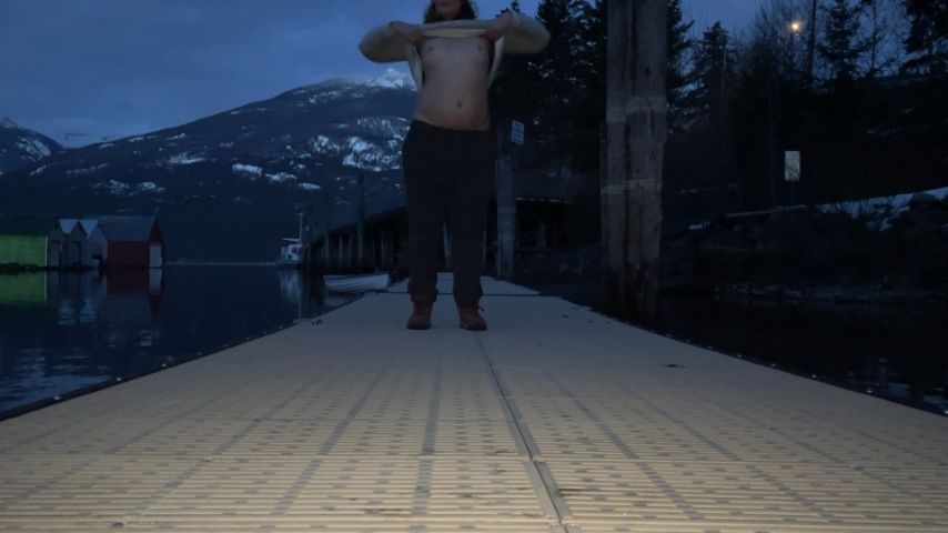 Quick pee on the dock