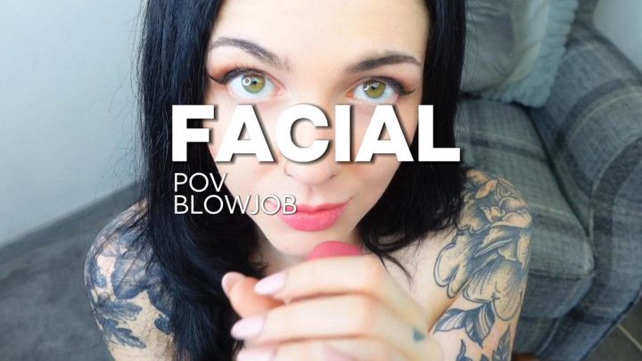 POV BlowJob and Facial