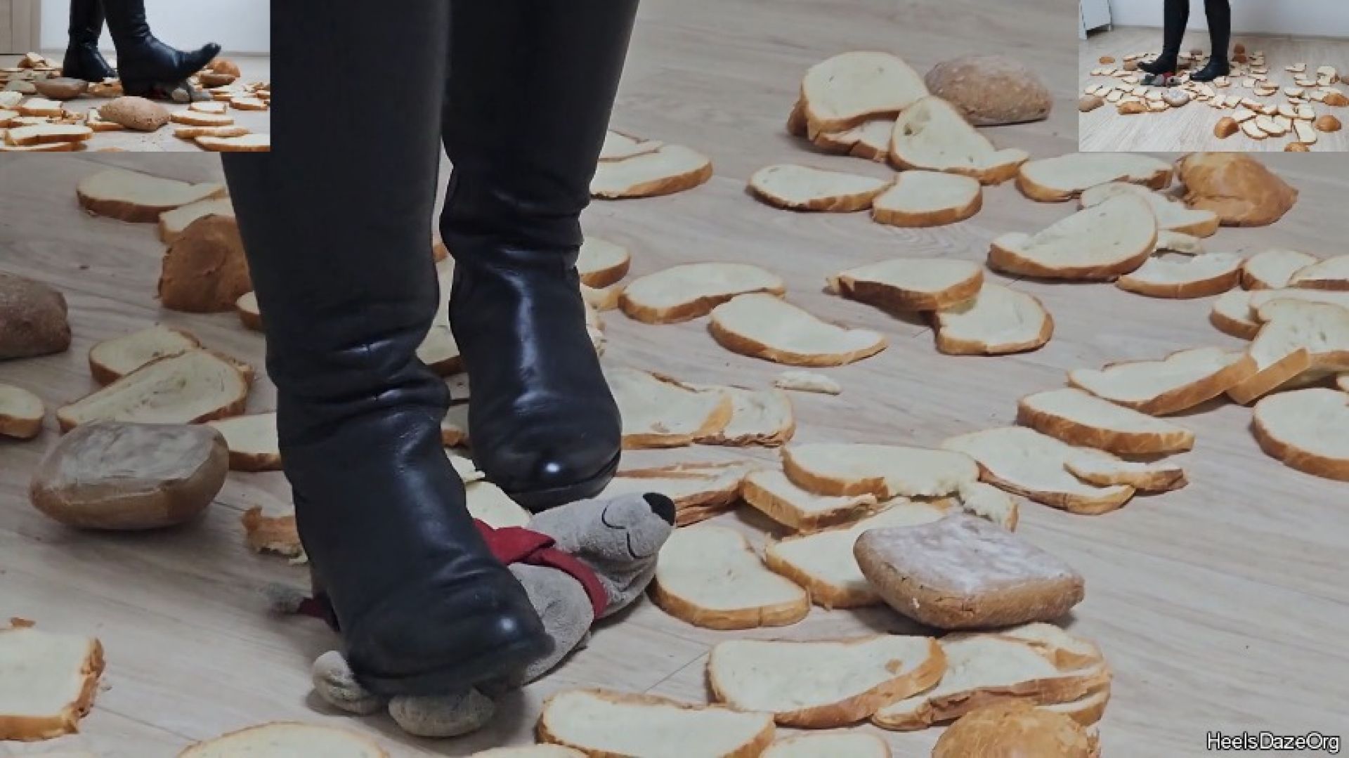 Careless Bread Crush in Flat Leather Boots