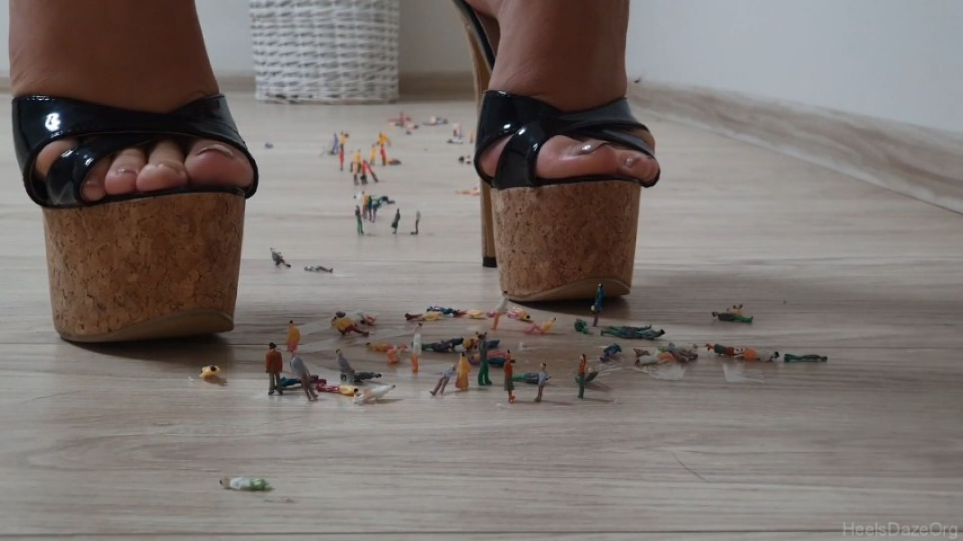 Giantess Crushes Tinies in 6 Different Pairs of Shoes STATIC