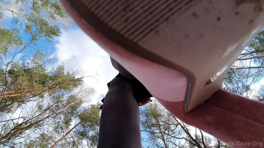 Giantess Trampling YOU With Pink Heels