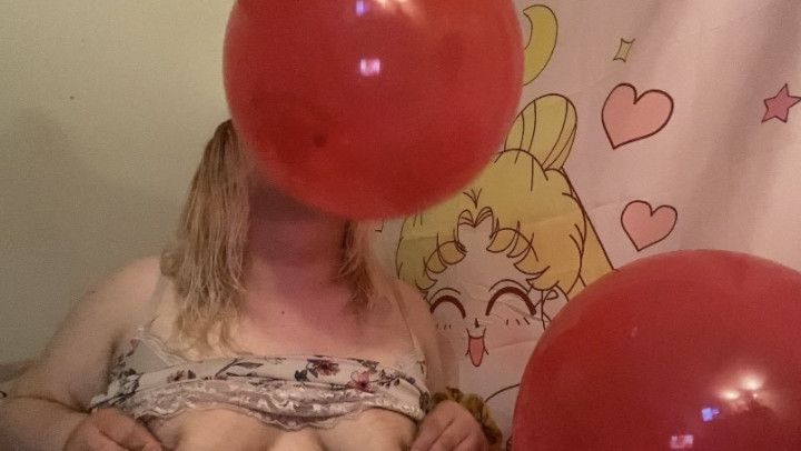 Just playing with balloons