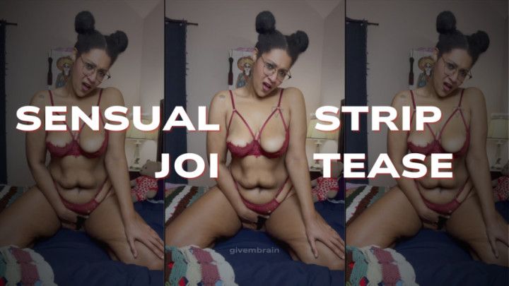 Sensual JOI Striptease