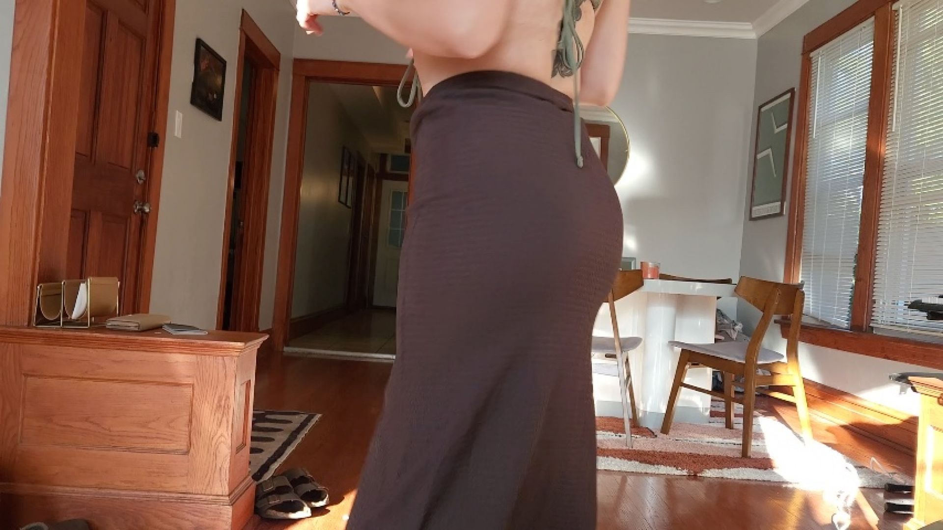 Curvy Redhead Gives Boyfriend Try On Haul