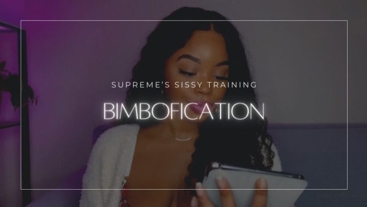 Sissy Training: Bimbofication