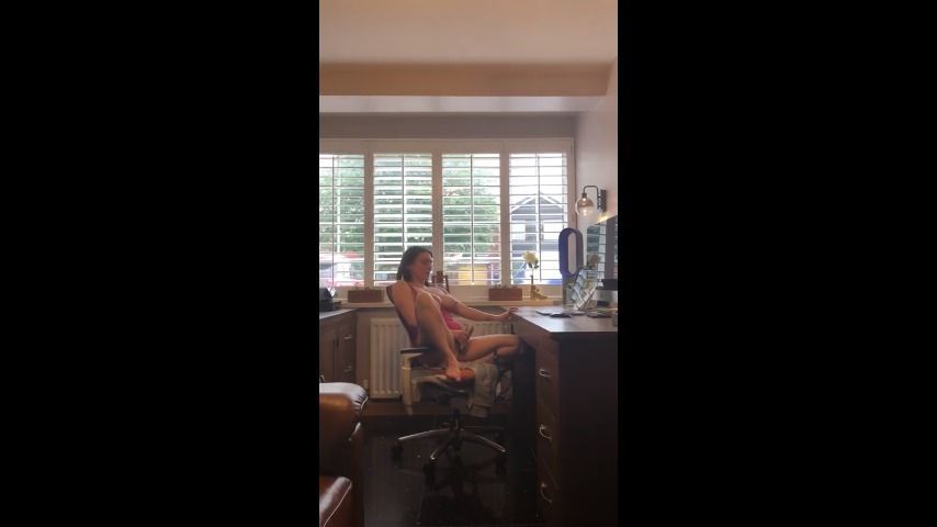 Office Wank in Front of Window