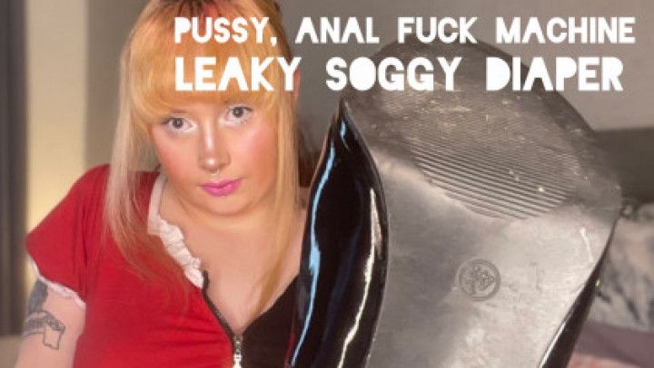 Pussy,anal fuck machine Abdl soggy