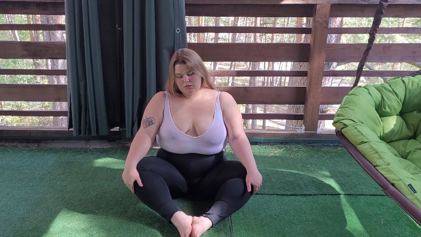 Taboo - Seductive mommy does yoga