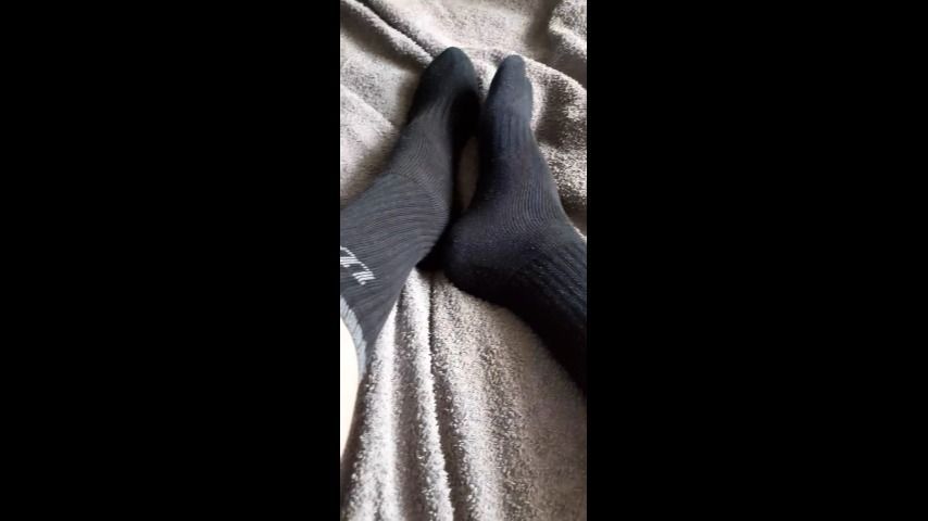 Long Sexy Black Sports Socks