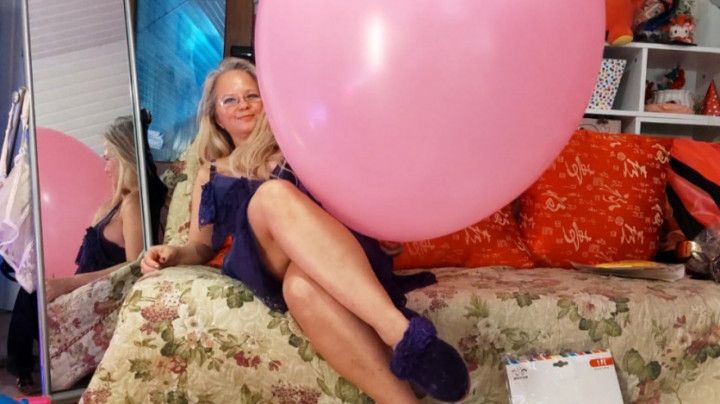 36 inch pink balloon