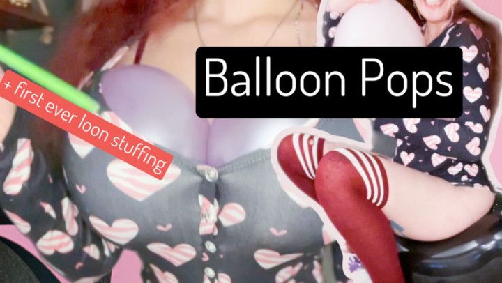 5 Balloon POP + STUFFING - NO TALKING