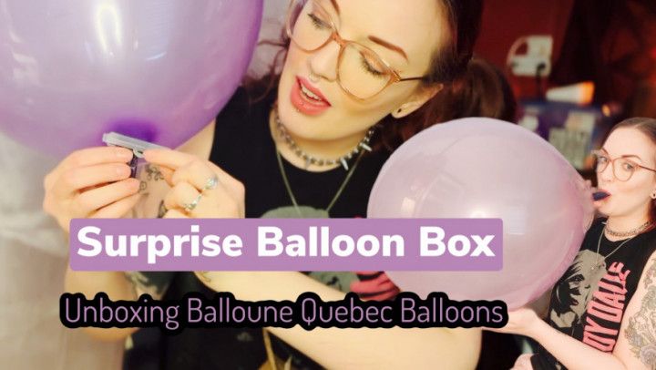 Surprise Balloon Subscription Unboxing