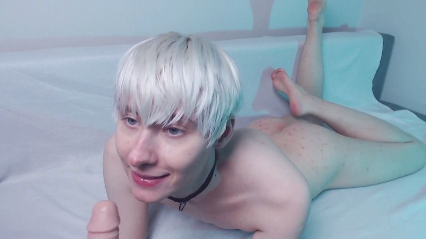 Naked cuntboy sucking on your cock