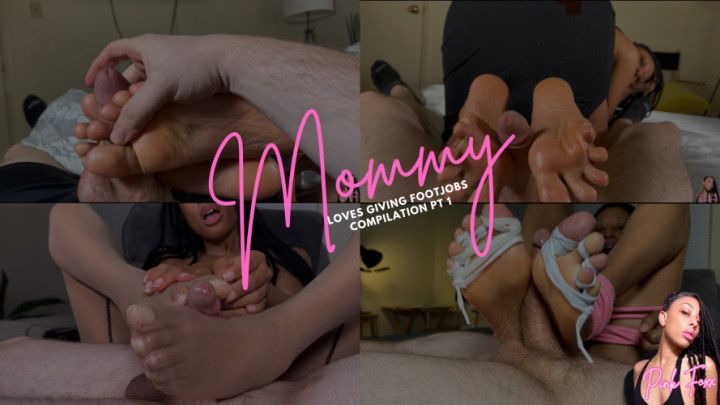 Mommy Love Giving Footjobs Compilation Pt 1