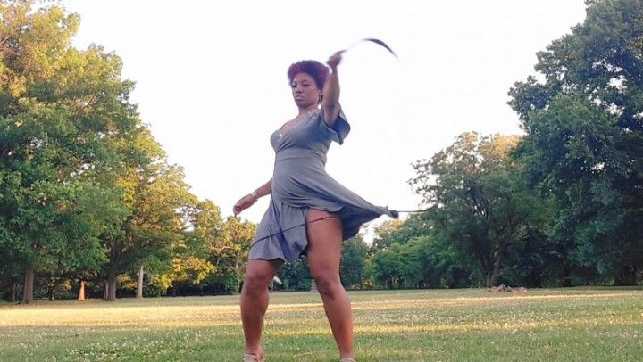 Mom Dress Bullwhip Practice