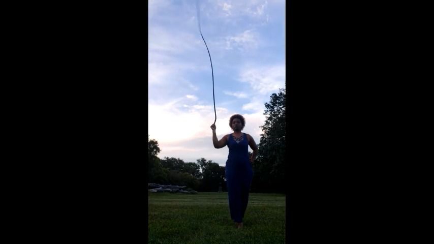 Bullwhip practice in the park livestream