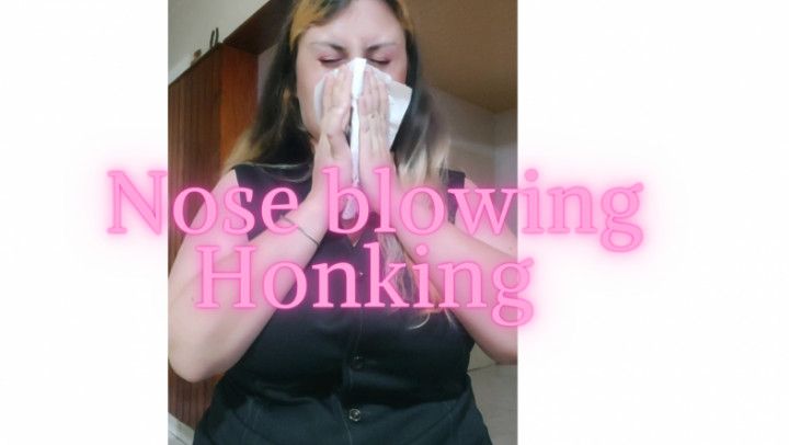 My first honking blowing nose, custom