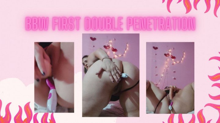BBW first time double penetration