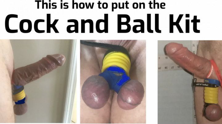 Enlarging the Cock and Balls with ropes