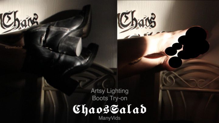 Boots Try - On  in Artsy Lighting