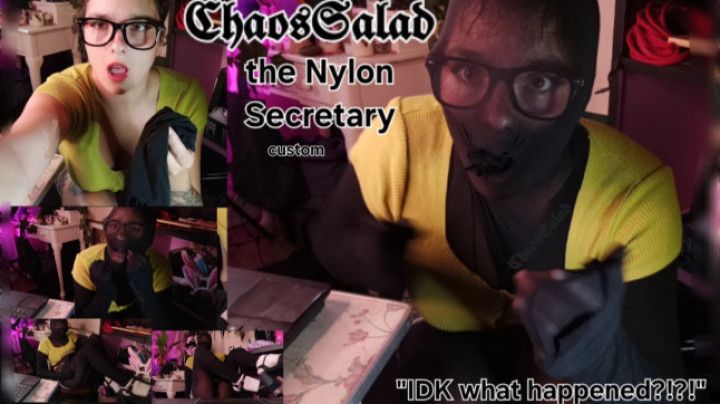 The Nylon Secretary    an Encasement Custom