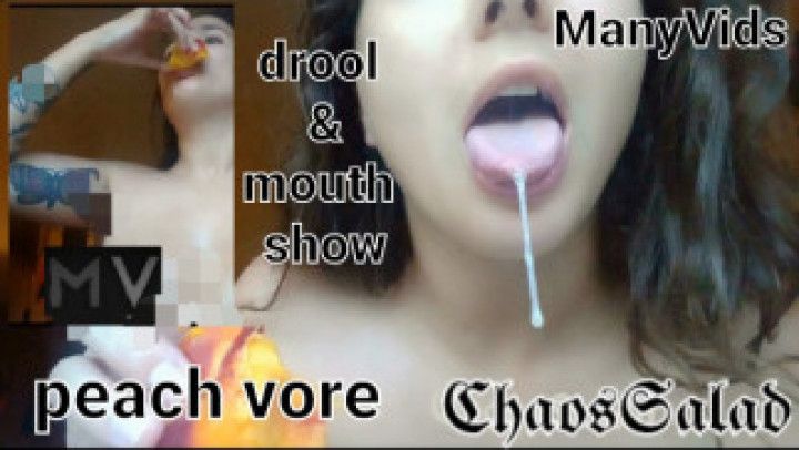 Peach Vore and Drool