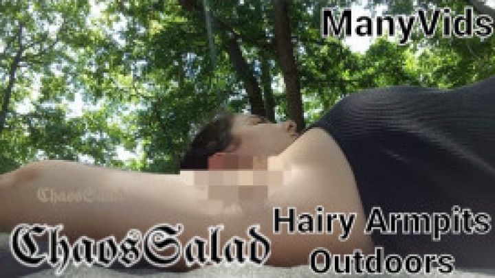 Hairy Armpits Outdoors 2