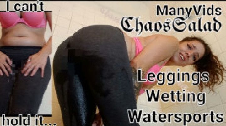 Porn Girl Leggings Wetting Watersports