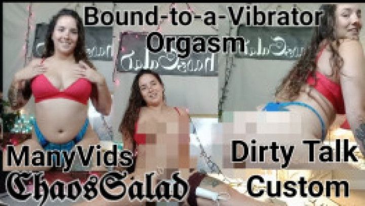 Dirty Talk and Bound Orgasm Custom