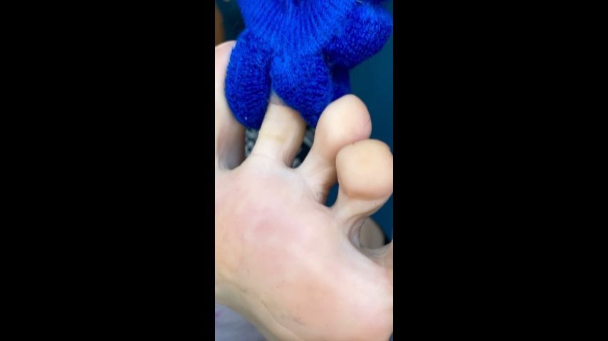 Toe separator sock removal and milf sole