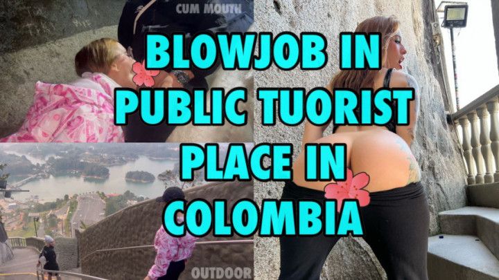 Blowjob in a tourist place in colombia