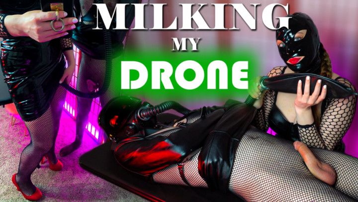 Gas Mask Drone Milking